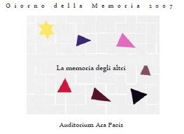 2007 - Giorno della Memoria